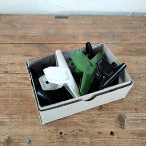 Vintage Maul Papierklemmen Set – 15 Stück – Retro Büroklammern – Antikes Schreibwaren-Accessoire – Büro Deko