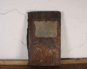 Antikes Tagebuch 1847 – Historisches Notizbuch aus dem 19. Jahrhundert – Sammlerstück