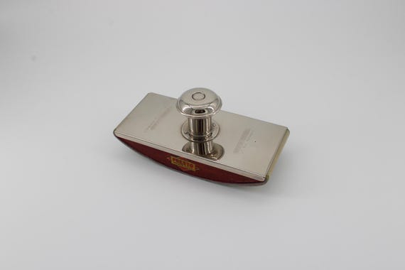 Vintage Metall-Holz Presto Ink-Blotter • Antikes Schreib-Accessoire • Schreibtisch Deko