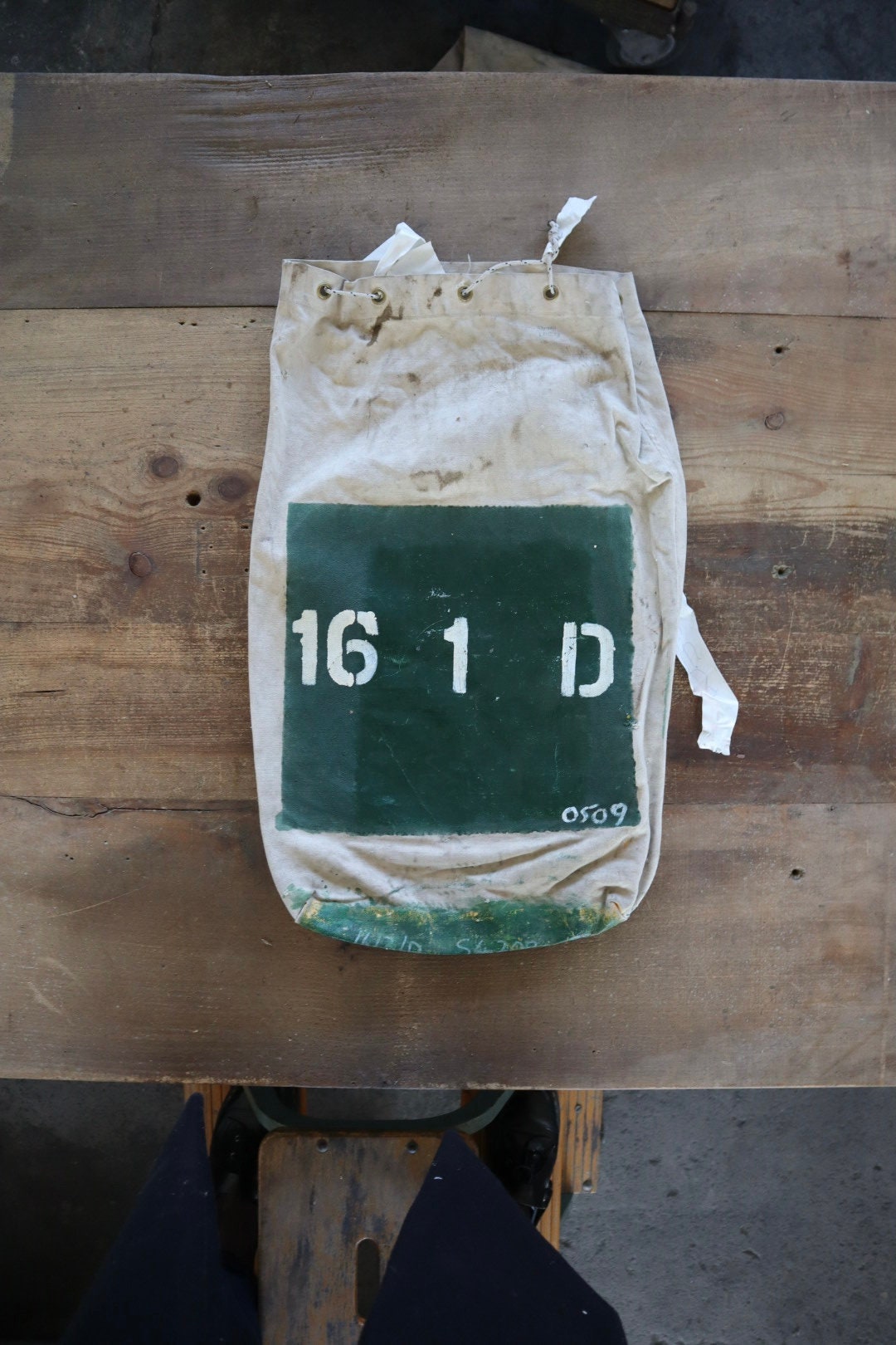 Vintage Seesack in verschiedenen Farben Wascherei Sack British postal post bag