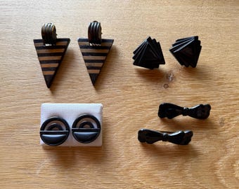 Vintage Modeschmuck Sammlung | Konvolut Modeschmuck | Ohrringe Broschen | Schmuckpaket Retro 50er–80er
