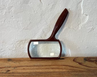 Braune Lupe Vintage Era espacial