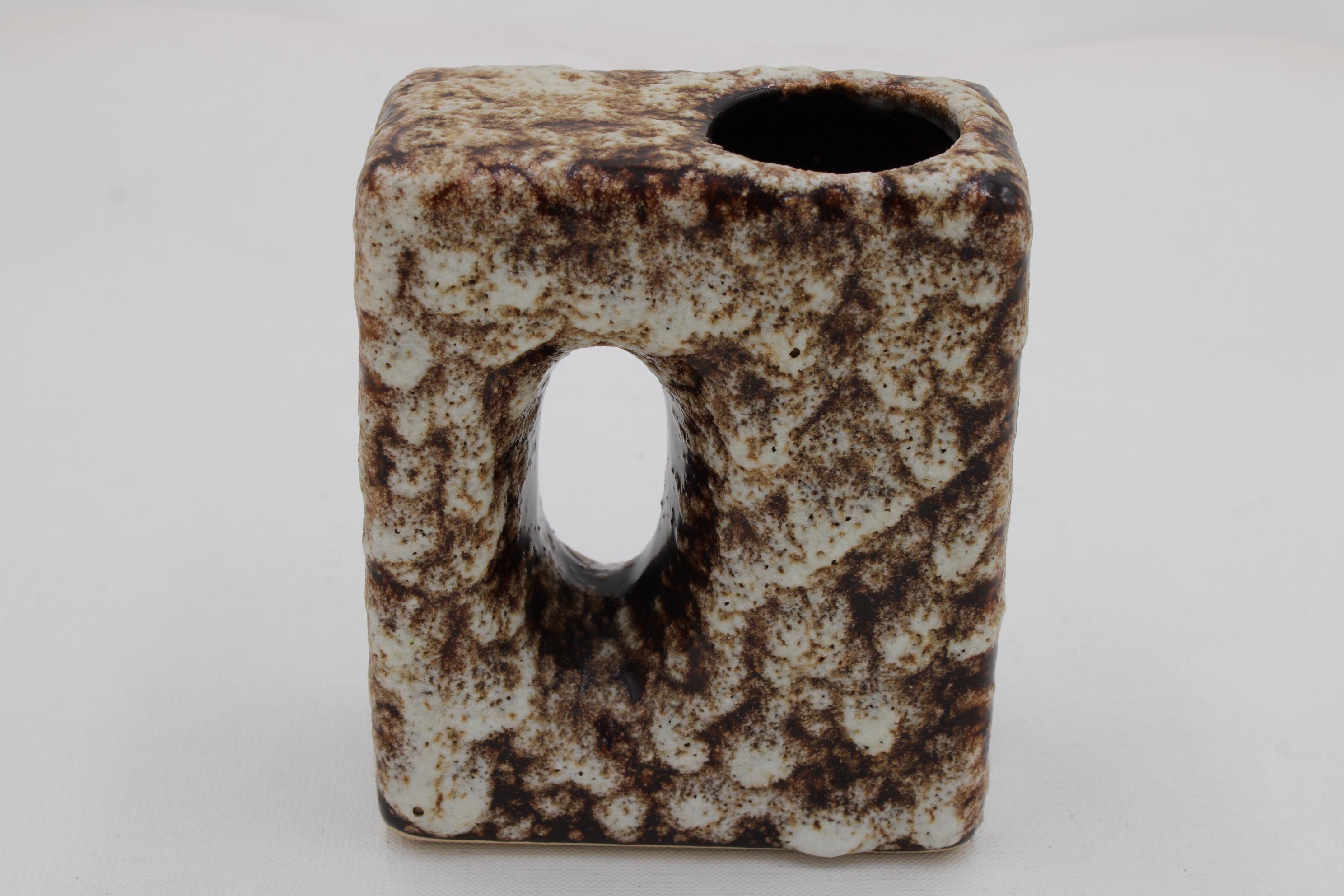 ヴィンテージ Walter Becht Fat Lava Vase Modell G4 – Westdeutsche