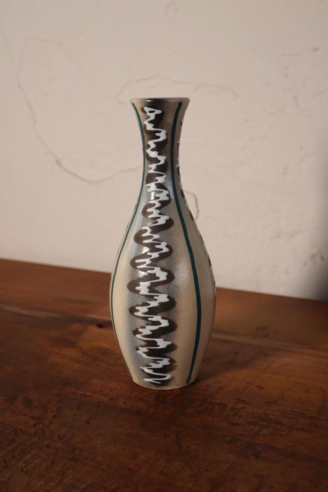 ヴィンテージミッドセンチュリー溶岩花瓶 – Fat Lava Keramik、60er