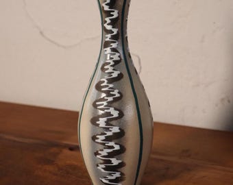 ヴィンテージミッドセンチュリー溶岩花瓶 – Fat Lava Keramik、60er