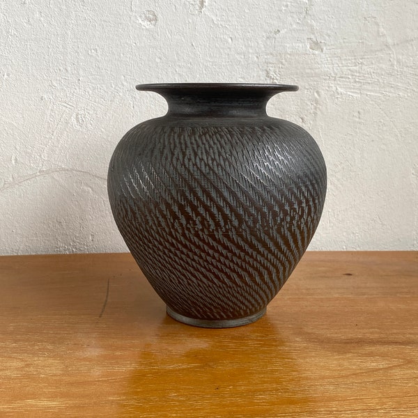 Vintage Vase Dümler & Breiden Hohr keramik handarbetat Wekara 50er