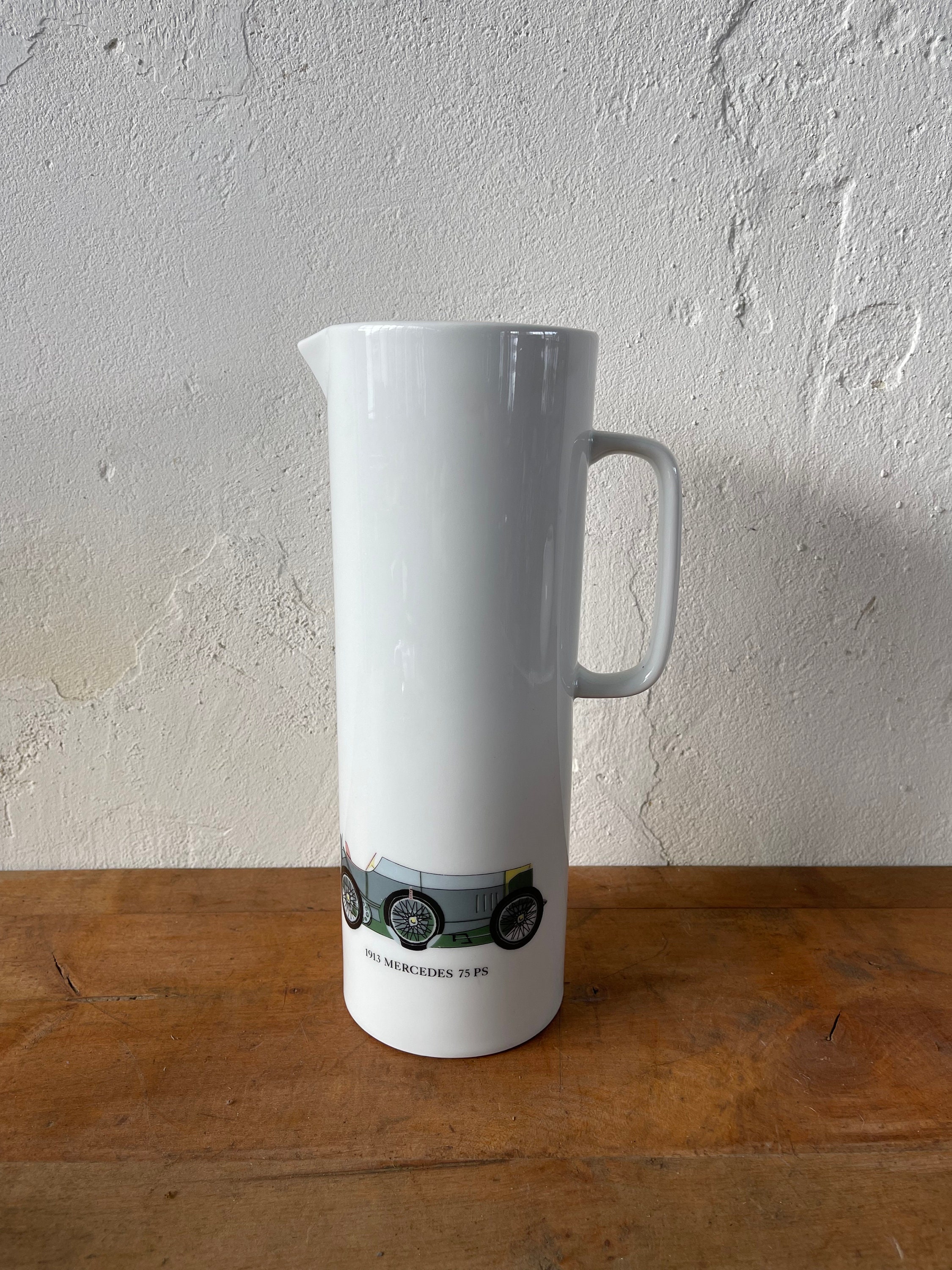 Mid Century Thomas Rosenthal Krug • 1913 Mercedes Design • Mid Century Vintage • Porzellan • Höhe 28 Cm