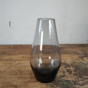 Vintage rauchglas designer vase wagenfeld Labor-Rauchglas Vase Vintage Glaskunst