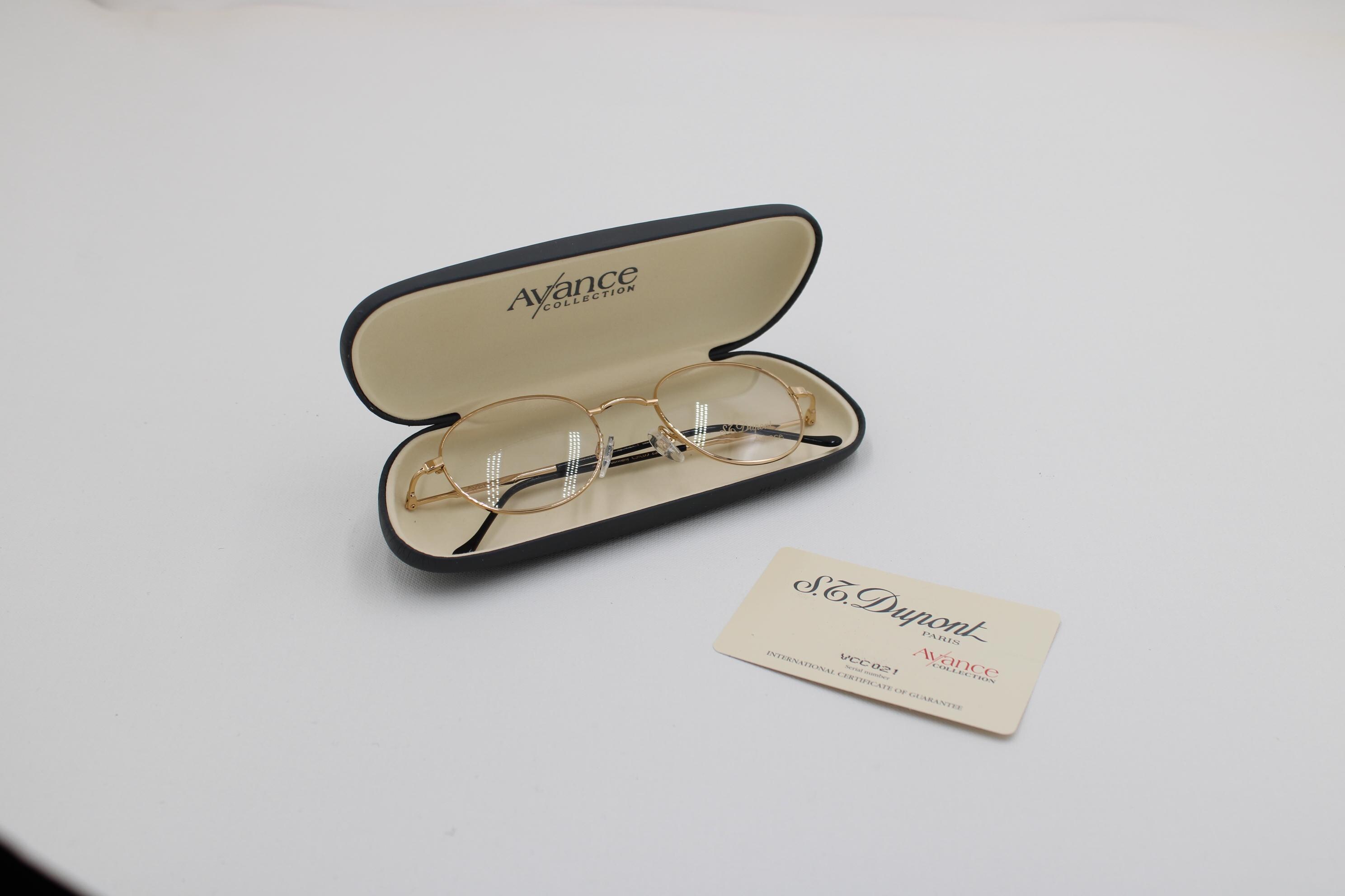 S.T. Dupont Avance M D505/20 V6050 Brille · NOS · 23 KT GP