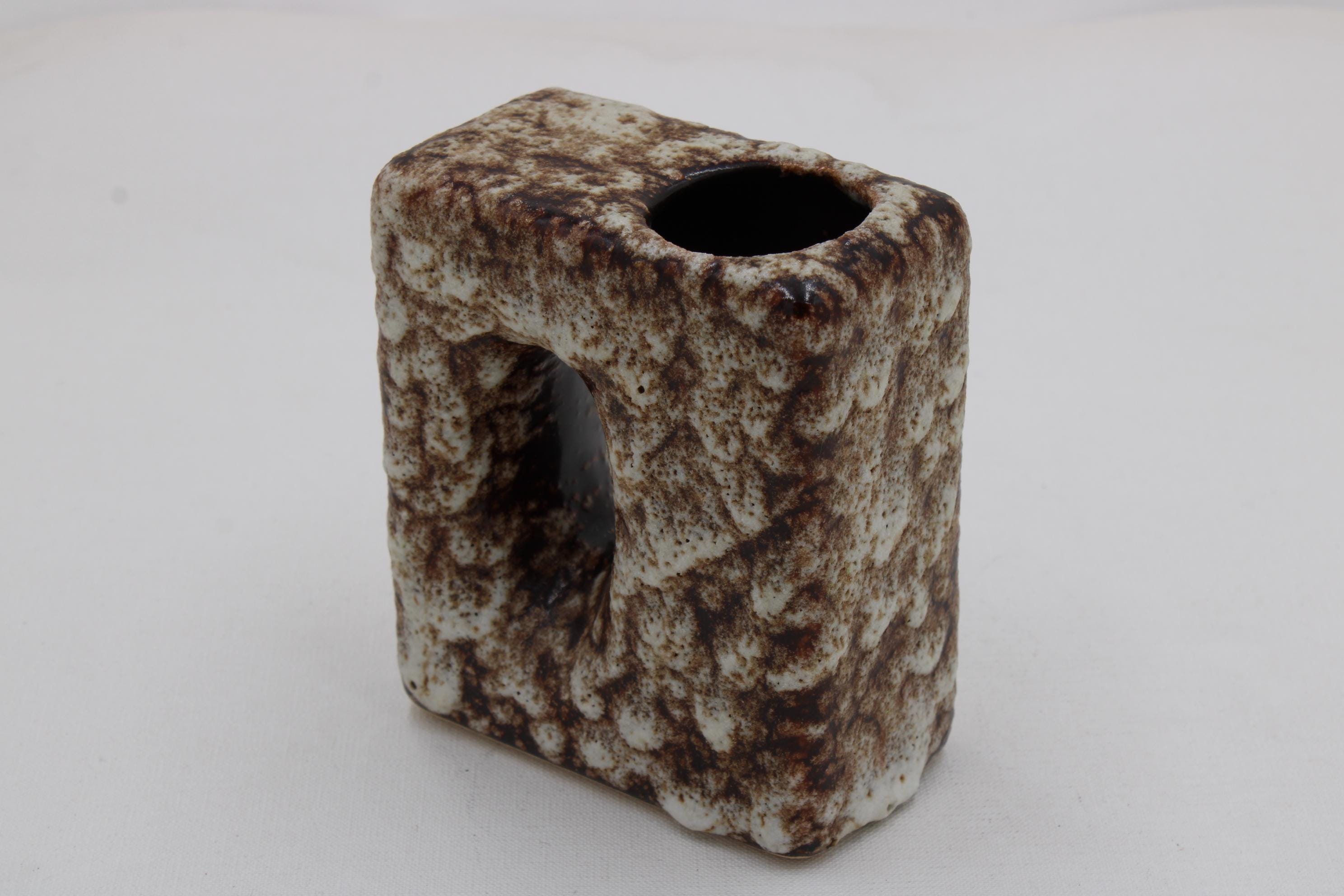 ヴィンテージ Walter Becht Fat Lava Vase Modell G4 – Westdeutsche