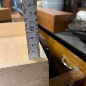 Holztablett Antik Rustikal Deko Holz Lager Kiste Tablett Loft Fabrik Werkstatt image 5