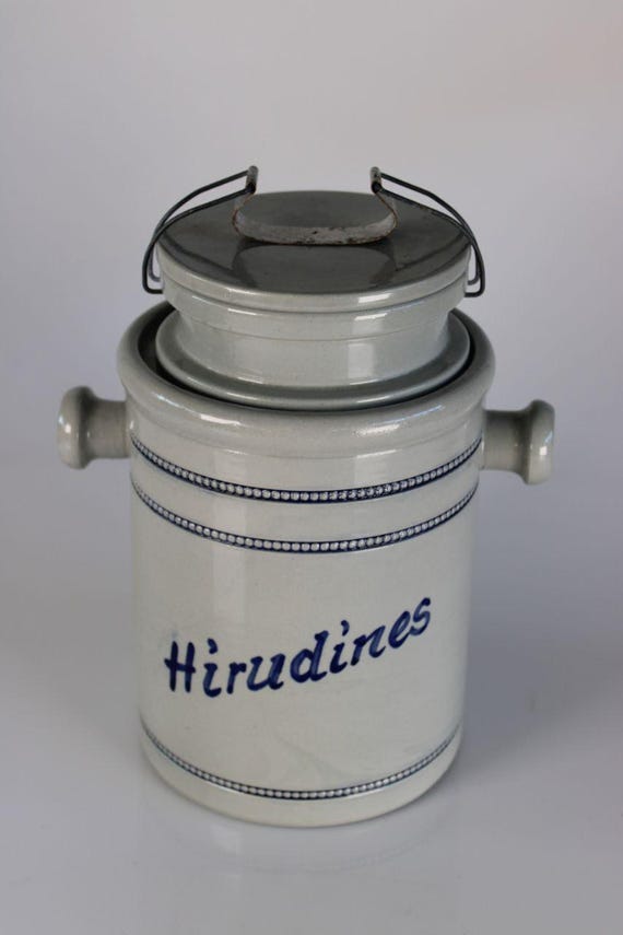Antikes Apotheken Gef Hirudines  Keramik Blutegel Dose  Vintage  Apotheke & Deko - Etsy sterreich