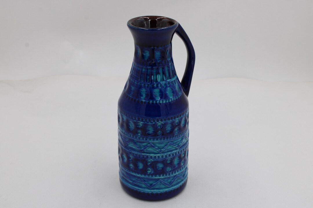 Vintage Bay Keramik Fat Lava Vase 224-20 | West Germany 1960er