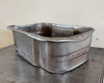 Schäfer Polybox Blechkiste – Kleine Vintage Metallbox | Industrie Deko, Sichtlagerkiste, Fabrik Aufbewahrung, Patina