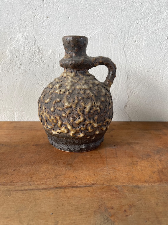 【Fat Lava】ファットラヴァ　Bay Keramik 77-17 ドイツFat Lava/Bay Keramik花瓶 - まいにち北欧道具