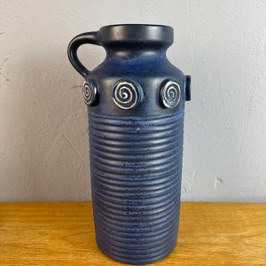Vintage 1960 Ceramano Vase, West Germany, Fat Lava Keramik, Höhe 29 cm, Breite 11,5 cm, Mid-Century Deko & Sammlerstück