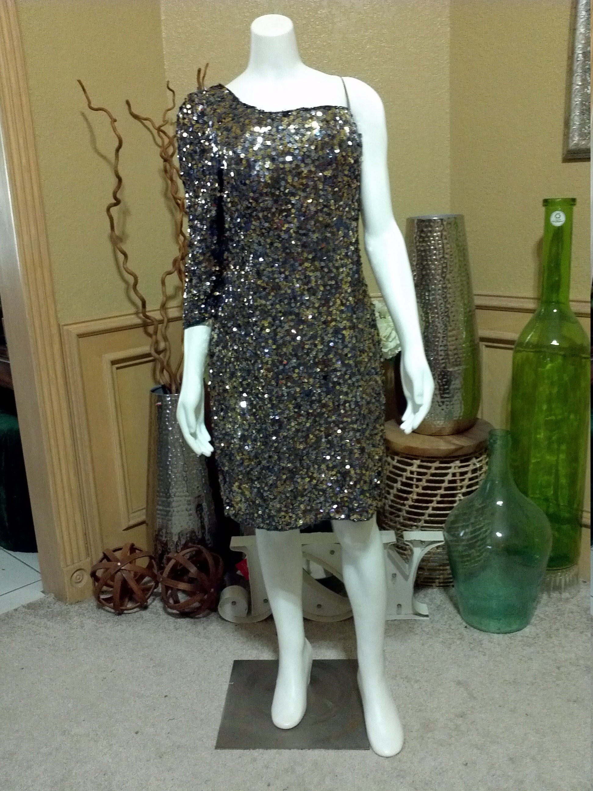 flapper style cocktail dress