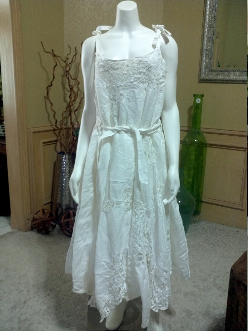 White Bohemian Goddess Wedding Dress Beach Wedding Dress Etsy