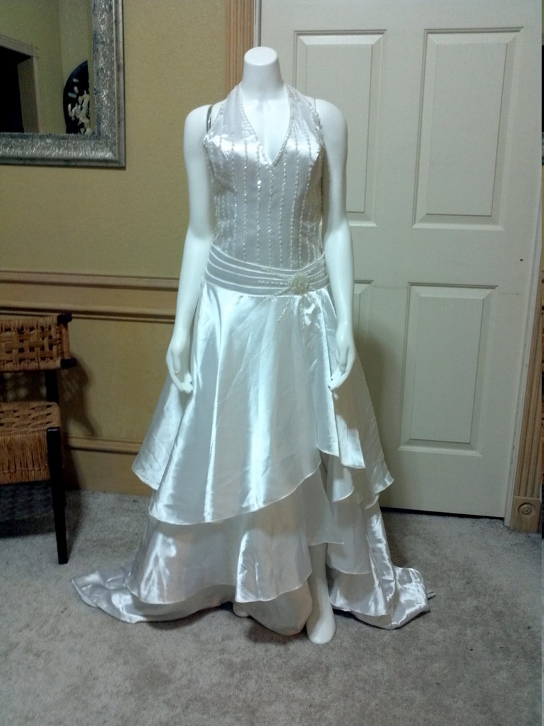 Supersexy 1950s Marilyn Monroe Style Halter Wedding Dress Etsy