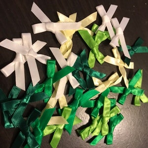 30 bow mix Turning Green crafts, scrapbook, Jewelry, hair bow