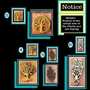 Hamsa Hand, Tree of Live, Gold,Bronze,Silver