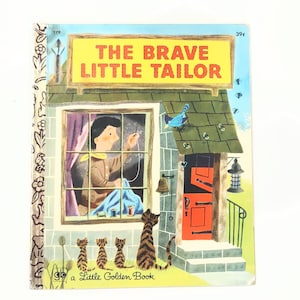 The Brave Little Tailor - Little Golden Book - vintage children&#39;s book, 1972