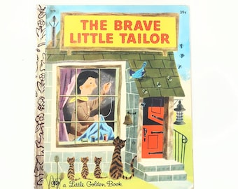 The Brave Little Tailor - Little Golden Book - vintage children's book, 1972