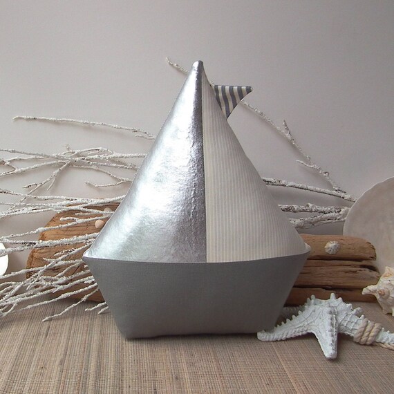 Segelboot Kissen Kinderzimmer Segelboot Spielzeug Nautische Etsy