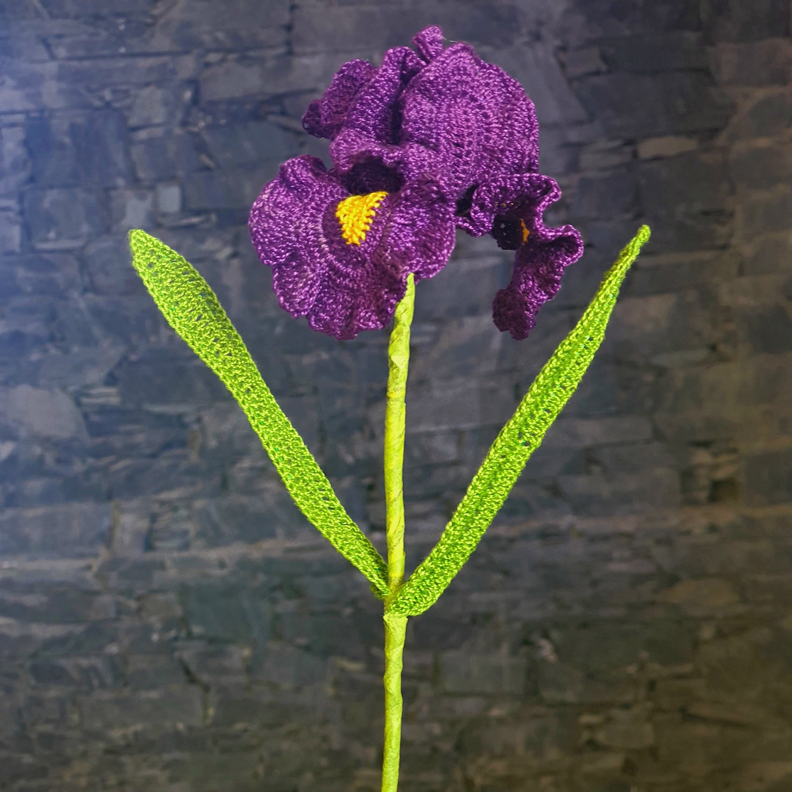 Iris crochet pattern spring flower spring crochet pattern Etsy