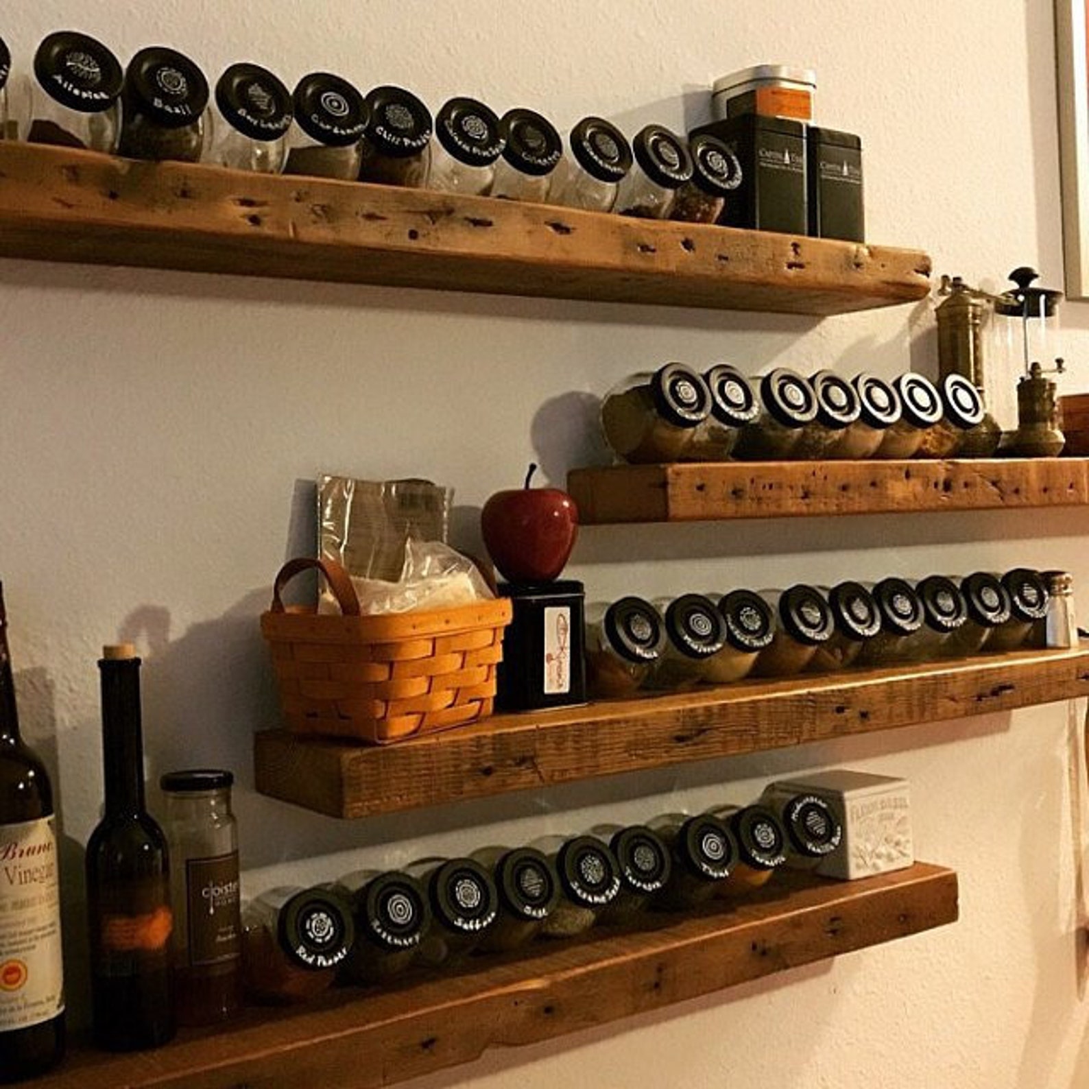 4 or 5 Deep HEAVYDUTY RECLAIMED Wood Floating Shelves With Etsy