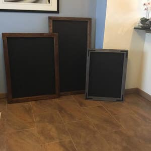HISTORIC RECLAIMED WOOD Chalkboards Using 3/4 Thick Material. With or Without Decorative Cornices image 5