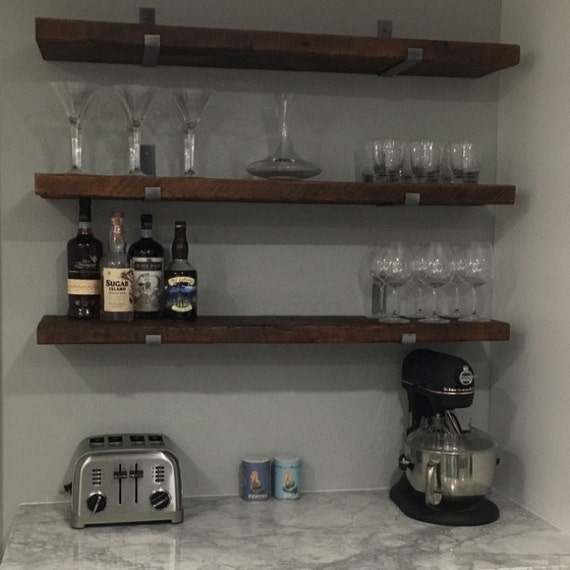 11 Deep By Reclaimed Wood Shelves With 2 Handmade Image 0