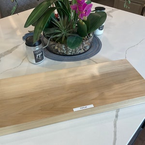 White Oak FLOATING Shelves With Steel Floating Bracket. Kitchen Shelves image 10