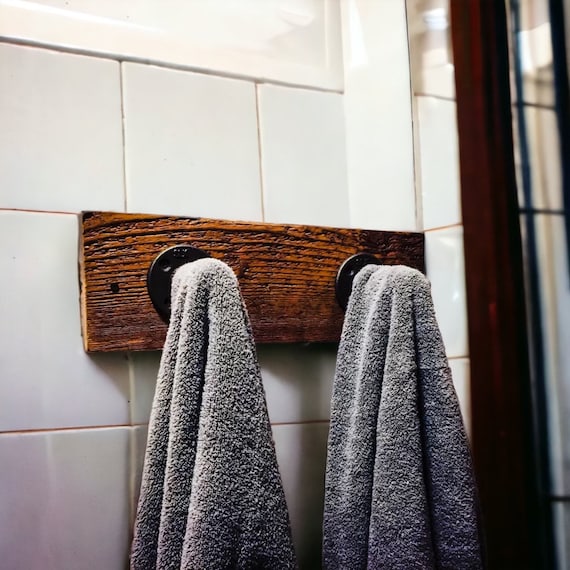 Las mejores ofertas en Toallas de madera hechas a mano para baño