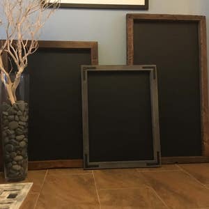 HISTORIC RECLAIMED WOOD Chalkboards Using 3/4 Thick Material. With or Without Decorative Cornices image 1