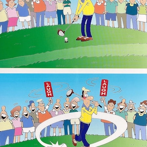 Golfverjaardagskaart en envelop - hilarisch grappig - Ideaal voor je golfer, echtgenoot, vrouw, partner, vriend of familielid. Een grappige cadeaubon