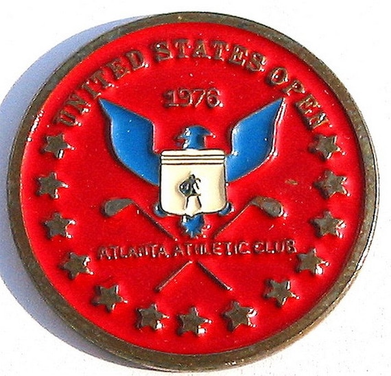 Old Golf Ball Marker for the 1976 US Open Golf Championship Held