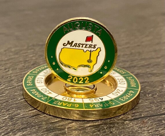 Fabulous 2022 Masters Enamelled Coin Golf Ball Marker With