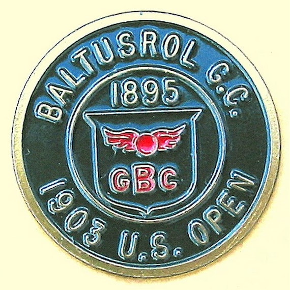 Hand Painted Golf Ball Marker for the 1903 US Open Golf | Etsy