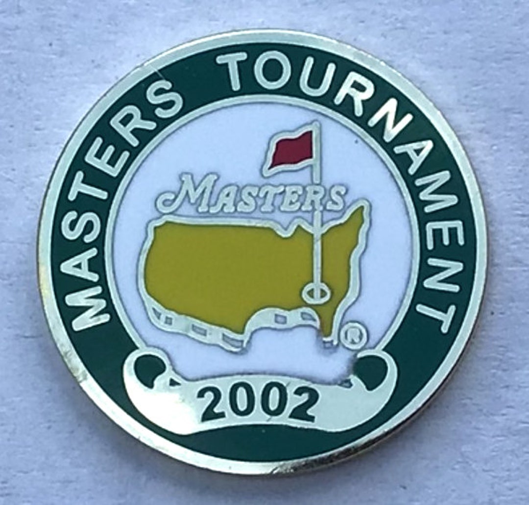 Original Enamelled Stem Golf Ball Marker for the 2002 Masters