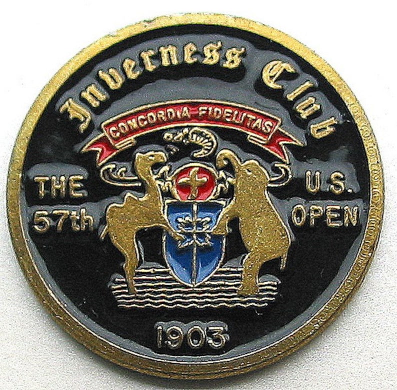 Old Golf Ball Marker for the 1957 US Open Golf Championship Etsy