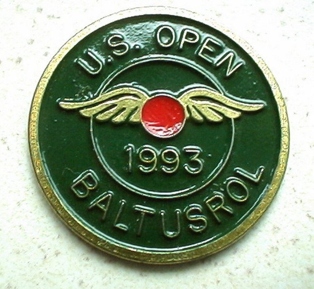 Titleist - 1993年全米オープンゴルフ大会(Baltusrol)記念ボールとジョッキー Old Golf Ball Marker for the 1993 US Open Golf Championship