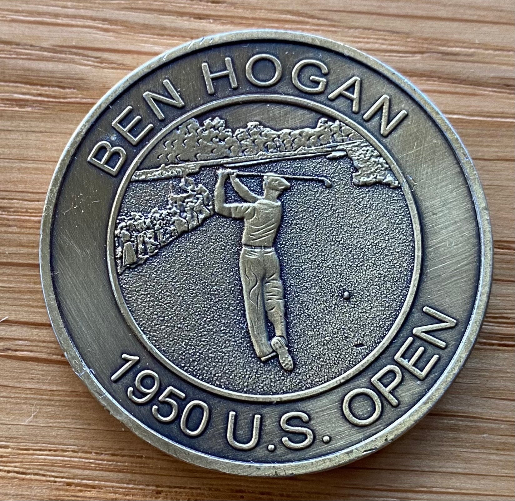 1950年ベン・ホーガンの全米オープンメジャーゴルフ優勝を記念