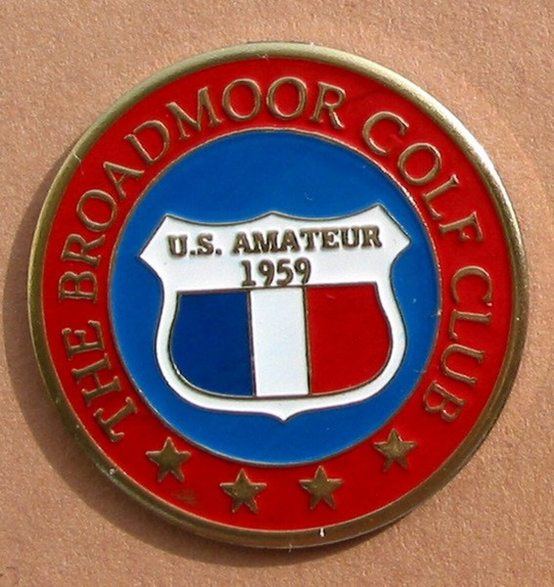 Old Vintage Hand Painted Golf Ball Marker for the 1959 US Amateur