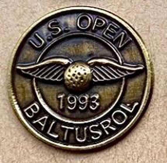 Collection of Embossed Bronze Golf Ball Markers US Open Golf