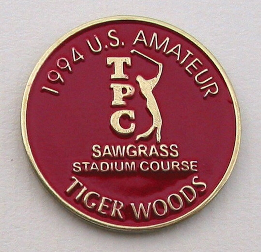 A Rare Hand Painted Golf Ball Marker for the 1994 US Amateur