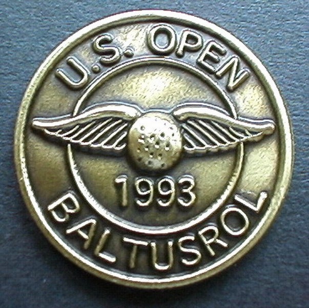 1895 to1987 U.S. OPEN 全米オープン　ゴルフマーカー　ゴルフ 1993年全米オープンゴルフ選手権のバルタスロールゴルフクラブUSAの