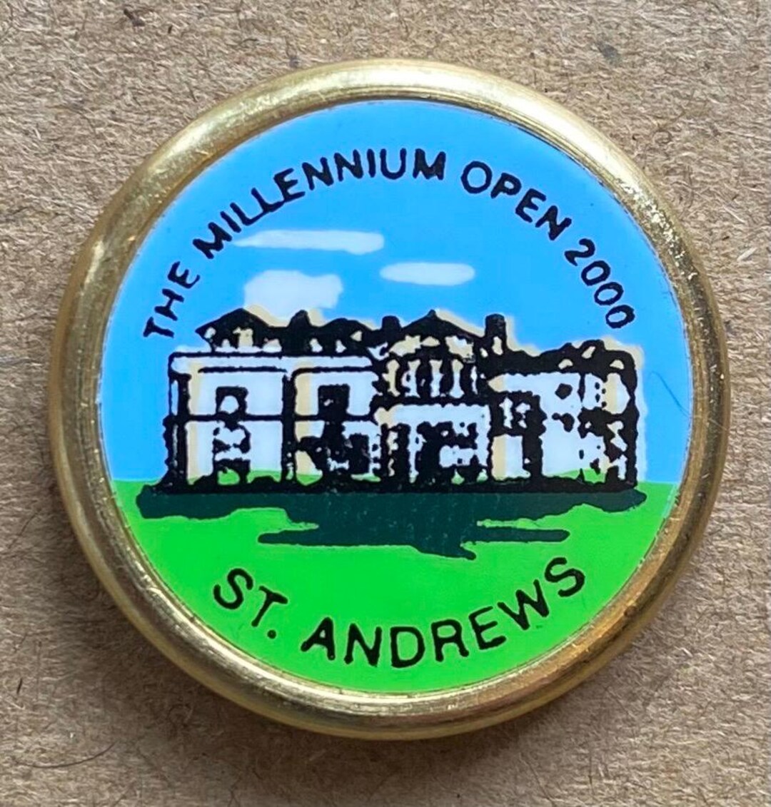 Open 2000 St Andrews記念モデル　ディボットツール　マーカー Golf Ball Marker 2000 Open Golf Championship. Rare Club House