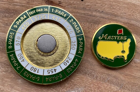 Fabulous 2017 Masters Enamelled Coin Golf Ball Marker With 