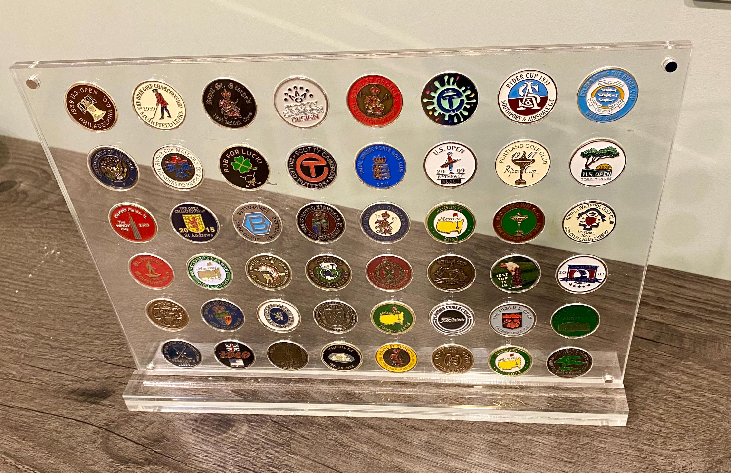Superb Coin Golf BALL MARKER DISPLAY Unit Designed to